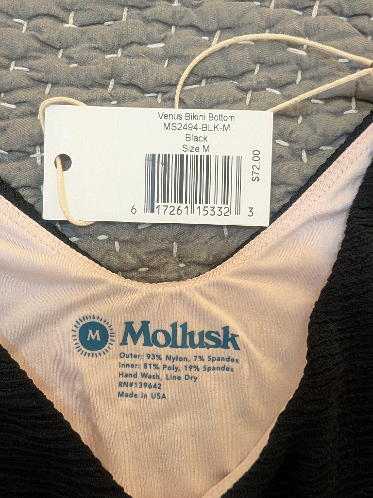 Mollusk Venus Bikini Bottom Black — image 6 of 8